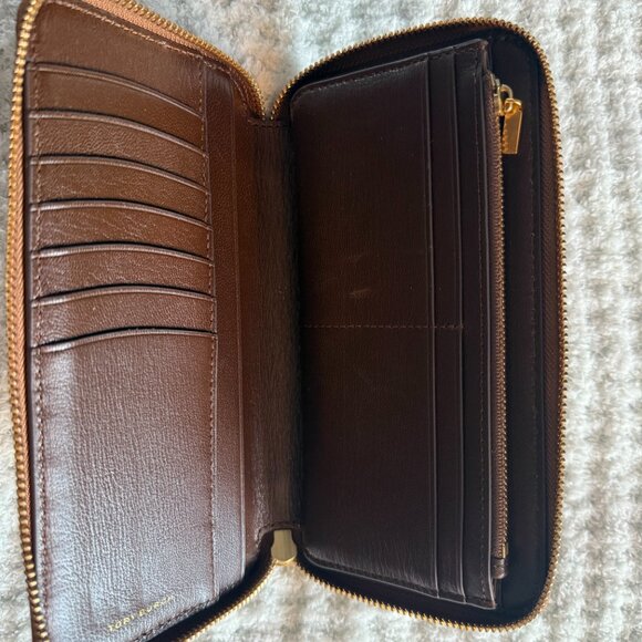 Tory Burch T Monogram Leather Continental Wallet - Picture 3 of 6